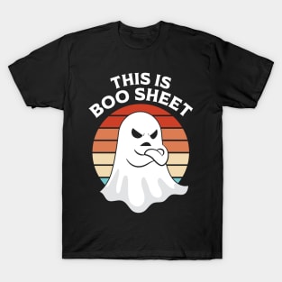 Boo Sheet Halloween Ghost T-Shirt